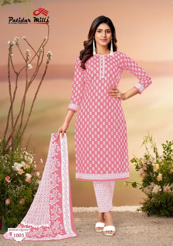 Patidar Jaipuri Queen Vol-1cotton exclusive  Kurti Pant Dupatta collection